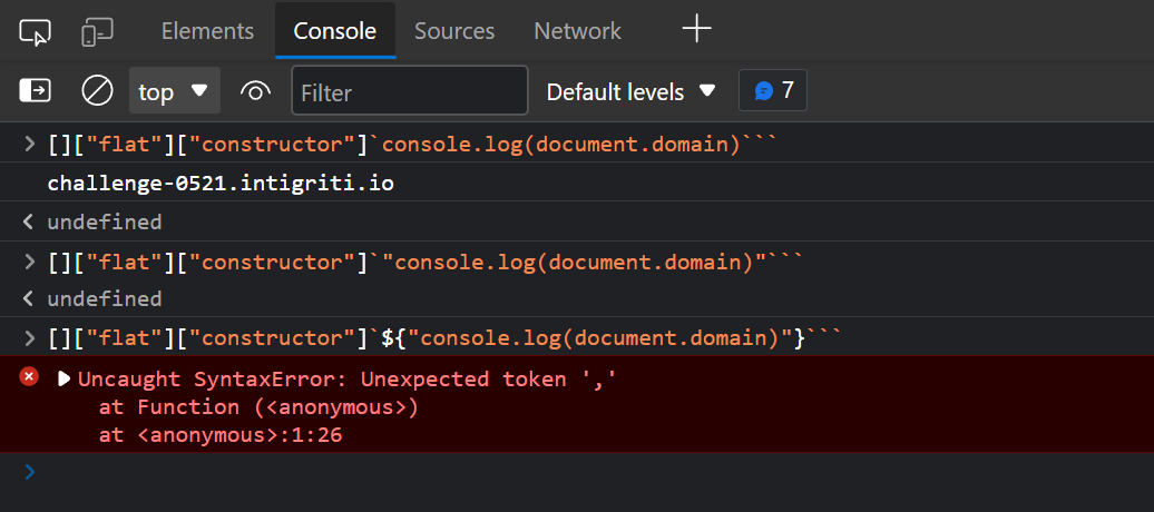 string evaluation issue